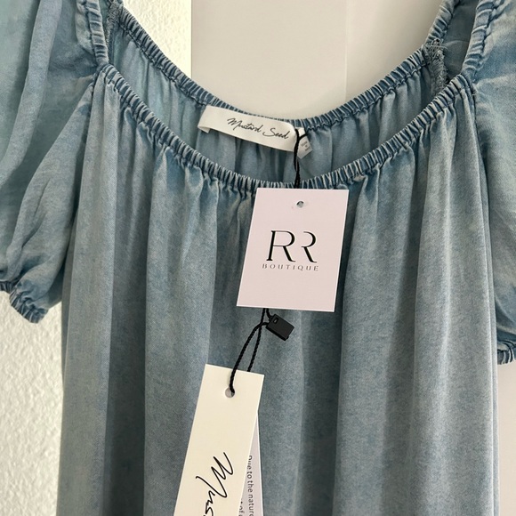 Puff sleeve tiered dress - Picture 6 of 7